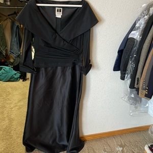 Black evening dress